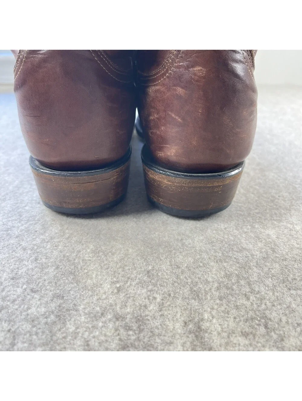 1883 Lucchese Western Cowboy Boots 11D Men’s Brown Leather N8879R8 made in USA